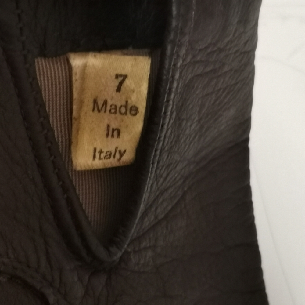 Leather Gloves, made in Italy - Picture 3 of 3
